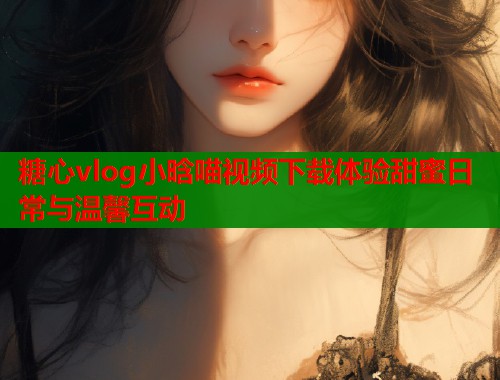 糖心vlog小晗喵视频下载体验甜蜜日常与温馨互动  第1张
