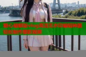 糖心破解版vlog高清无水印编辑神器轻松制作爆款视频