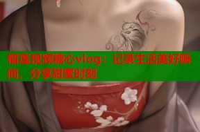 榴莲视频糖心vlog：记录生活美好瞬间，分享甜蜜时刻