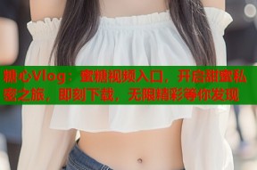 糖心Vlog：蜜糖视频入口，开启甜蜜私密之旅，即刻下载，无限精彩等你发现