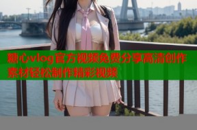 糖心vlog官方视频免费分享高清创作素材轻松制作精彩视频