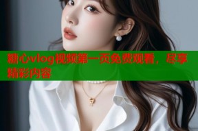 糖心vlog视频第一页免费观看，尽享精彩内容