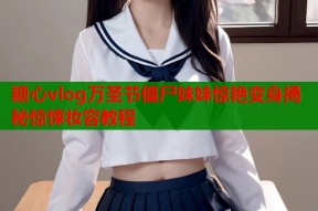 糖心vlog万圣节僵尸妹妹惊艳变身揭秘惊悚妆容教程