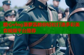 糖心vlog菠萝酱教你轻松打造多彩美食视频平台推荐