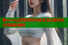 糖心vlog哥哥带你玩转生活记录轻松分享精彩瞬间