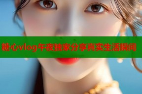 糖心vlog午夜独家分享真实生活瞬间