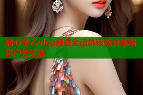 糖心多乙vlog露营全记录轻松分享精彩户外生活