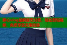糖心vlog破解版无付费，轻松剪辑视频，免费享受无限创意