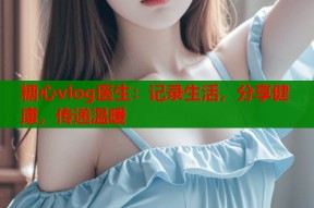 糖心vlog医生：记录生活，分享健康，传递温暖