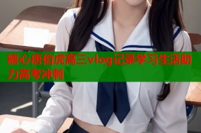 糖心唐伯虎高三vlog记录学习生活助力高考冲刺