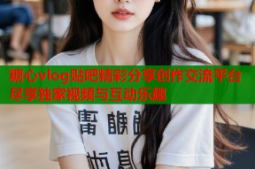 糖心vlog贴吧精彩分享创作交流平台尽享独家视频与互动乐趣