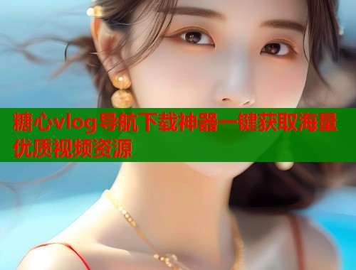 糖心vlog导航下载神器一键获取海量优质视频资源  第1张