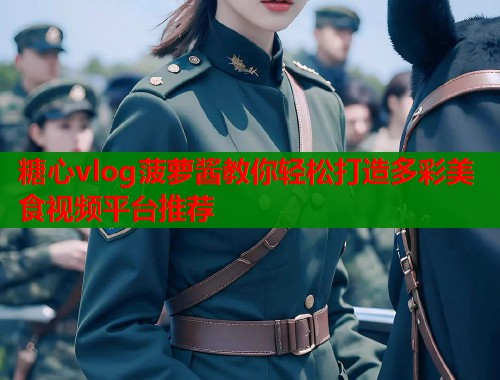 糖心vlog菠萝酱教你轻松打造多彩美食视频平台推荐  第1张