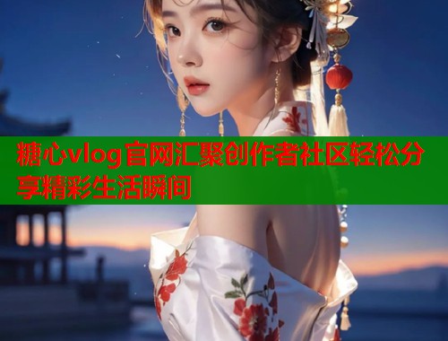 糖心vlog官网汇聚创作者社区轻松分享精彩生活瞬间  第1张