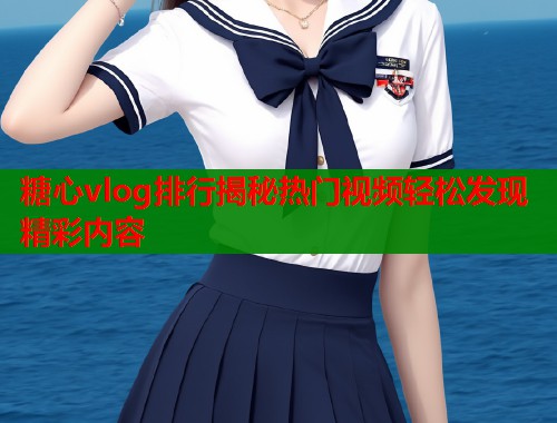 糖心vlog排行揭秘热门视频轻松发现精彩内容  第1张