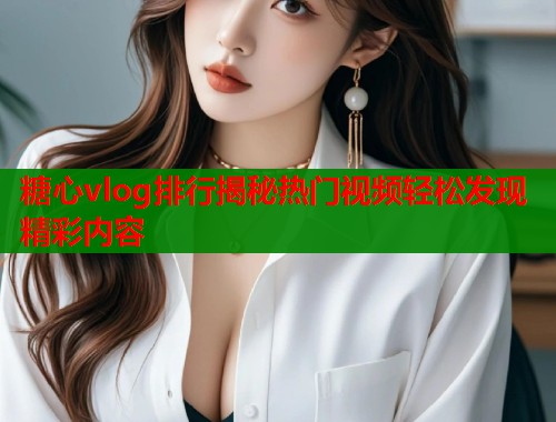 糖心vlog排行揭秘热门视频轻松发现精彩内容  第2张