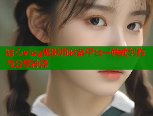 糖心vlog摄影师必备平台一站式创作与分享神器  第2张