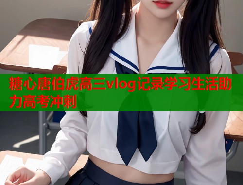 糖心唐伯虎高三vlog记录学习生活助力高考冲刺  第1张