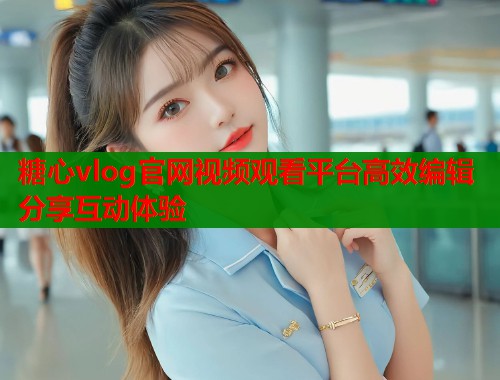 糖心vlog官网视频观看平台高效编辑分享互动体验  第1张