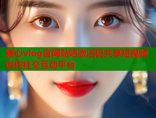 糖心vlog官网贴吧激活码共享短视频创作社交互动平台  第1张